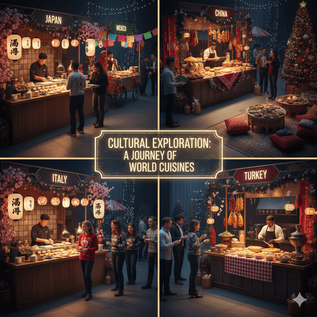 3. Cultural Discovery: World Cuisine Journey