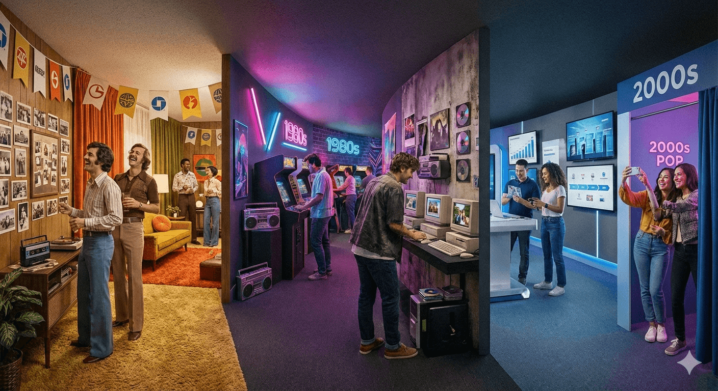 1. Nostalgia-Themed Time Tunnel